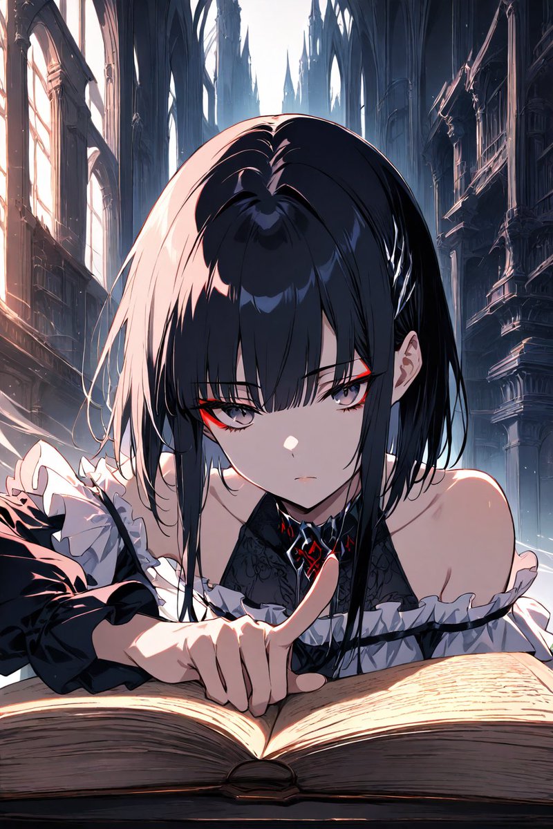 mint__s__'s tweet photo. 自己紹介:オリジナルキャラのmintを作っています。
赤、黒、ファンタジーや魔法が好きなので良く魔法を乱発します！
たまに日常系も出します。

プロンプトの勉強したいのでご意見歓迎です٩(ˊᗜˋ*)و
いずれイベント参加したい、、！ https://t.co/xaILvjkMxo