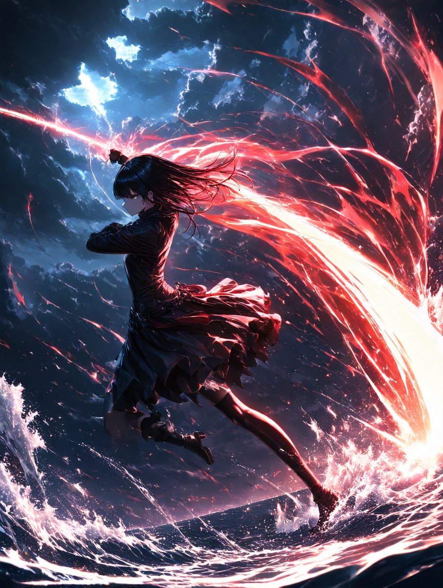mint__s__'s tweet photo. 自己紹介:オリジナルキャラのmintを作っています。
赤、黒、ファンタジーや魔法が好きなので良く魔法を乱発します！
たまに日常系も出します。

プロンプトの勉強したいのでご意見歓迎です٩(ˊᗜˋ*)و
いずれイベント参加したい、、！ https://t.co/xaILvjkMxo
