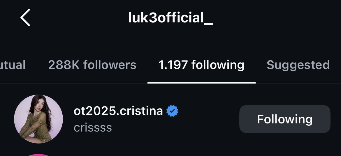 livspoiler's tweet photo. hace unos días cris y este cantante italiano se siguieron mutuamente en ig y ella ha compartido un video suyo de una canción…se vendrá collab? la noia pt 2 https://t.co/U4ebpcaQ8d
