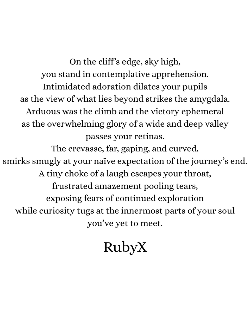 RubyXWrites's tweet photo. I dare you to truly learn me. Man up. Don't be such a pu😼😼y.

😏♒️👽👑

#vss365 #crevasse https://t.co/eyu3XPme6i