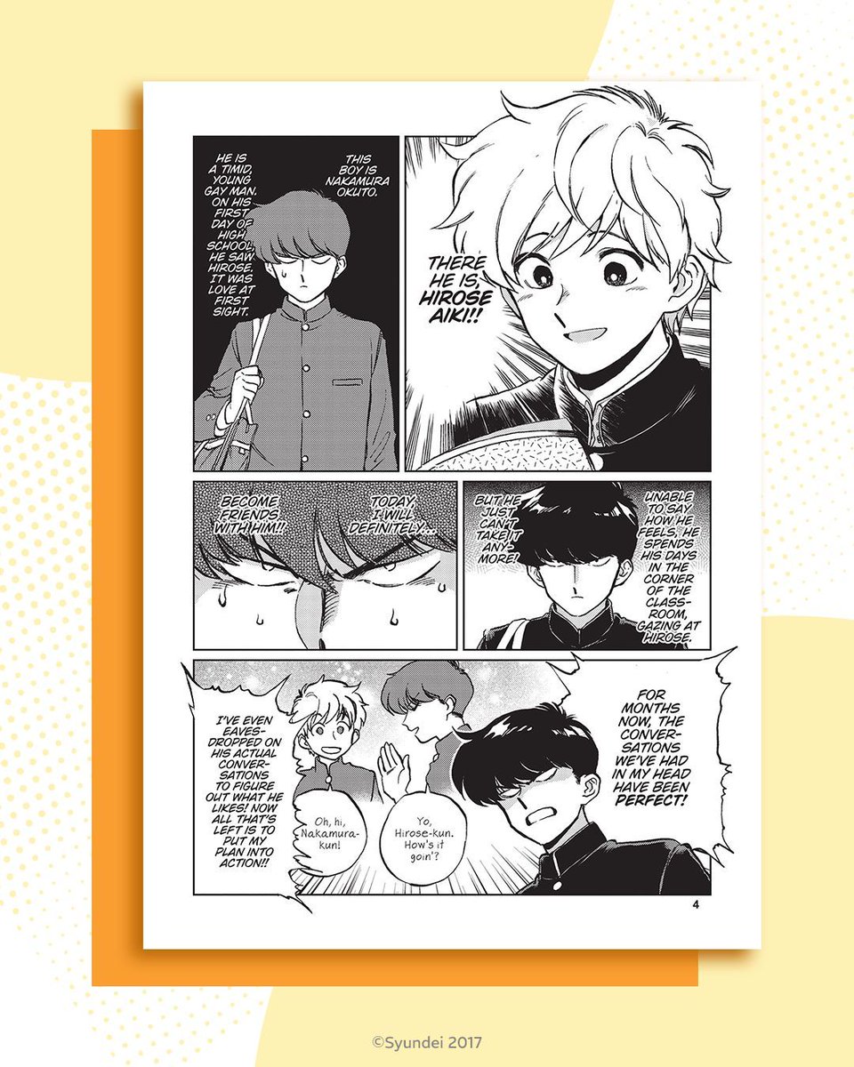 Nakamura has been in love with Hirose since he first saw him. They