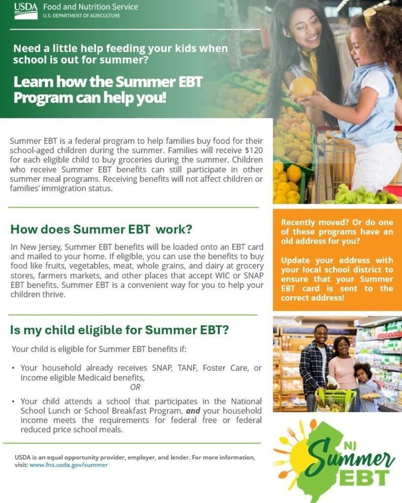 CRHSD's tweet photo. Heads up CRHS families: Need your Summer EBT card? Verify your mailing address with the registrar by May 30 — or update ASAP! Not applied yet? Get an application from Mrs. Athey (Child Study Team) or online: https://t.co/gB7V634Nej #crhscoltnation https://t.co/AY9Oq8rRad