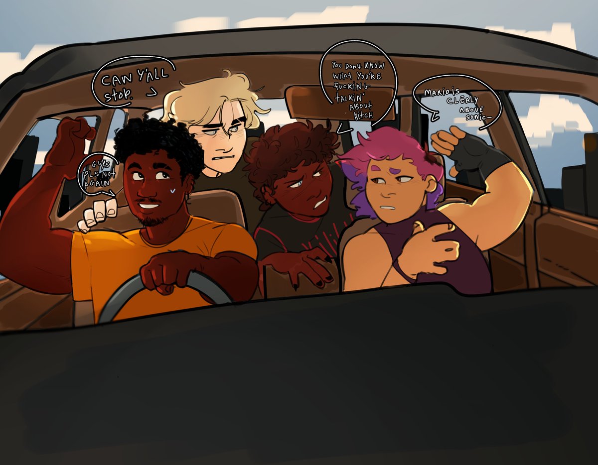 ArtSethco's tweet photo. BFF roadtrip https://t.co/r857MAhswr