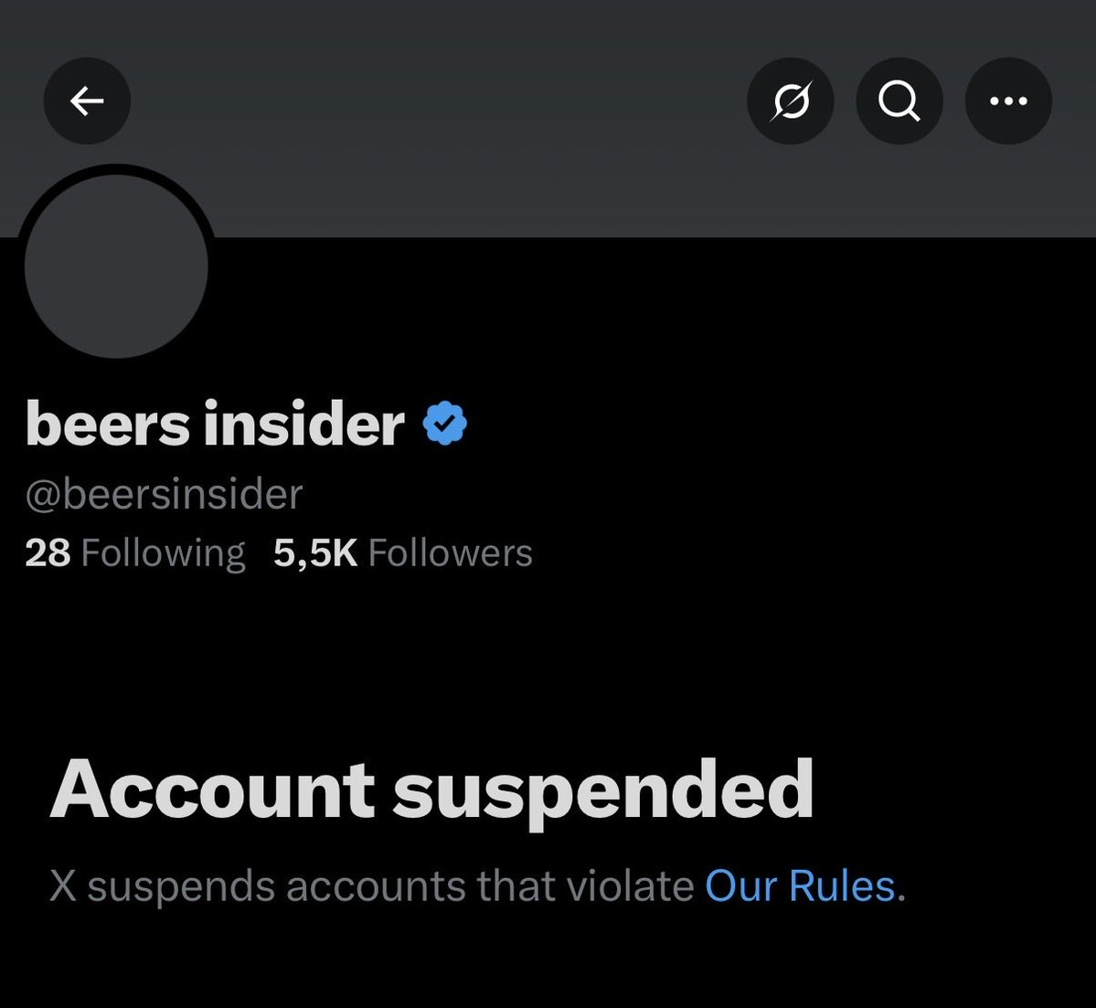 beers insider (backup) tweet media