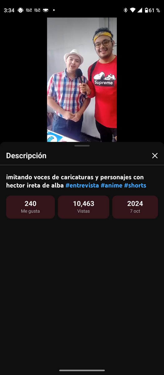 Mario82787488's tweet photo. @TendenciasMX Aver, el wey me cayó súper mal por mamón, pero llegar al punto de decir mentiras ya es pasarse de verga, ese vídeo lleva desde el 7 de octubre del 2024 y tengo pruebas, que siga la funa pero no digan mentiras para aumentar el odio 🫩🫩🫩 https://t.co/qMeJndRLTS