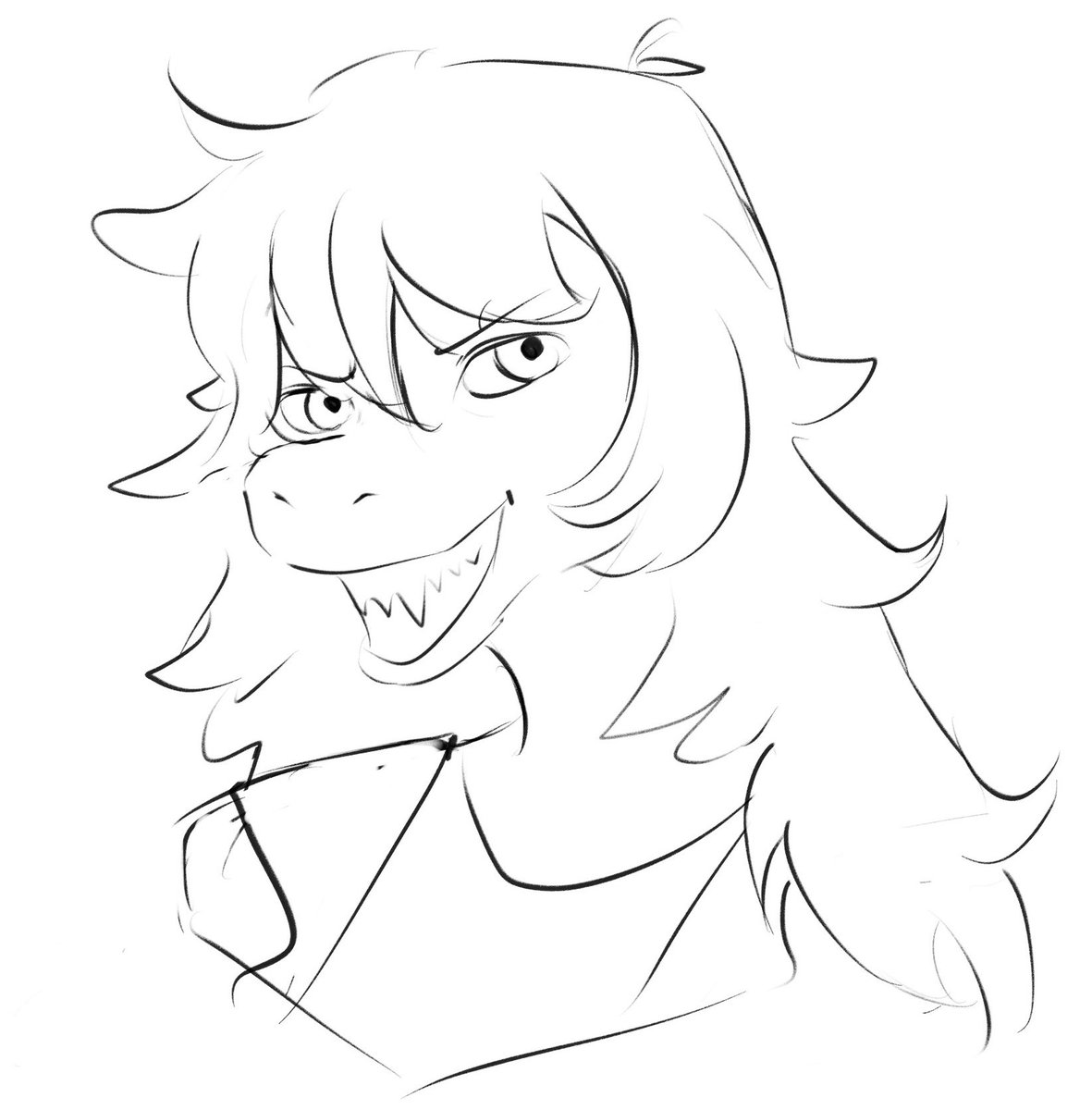 splatcharger's tweet photo. First i smiled, then i seriousd #deltarune https://t.co/dR0qVgYynL