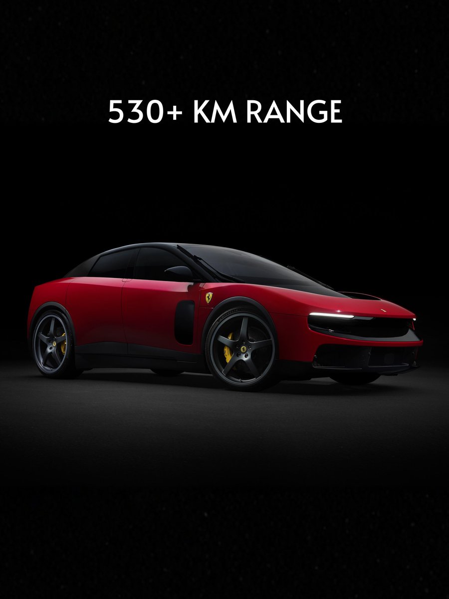 WhatTheFuel's tweet photo. ⚡ Ferrari enters a new era!
The iconic Ferrari has officially unveiled the all-new Ferrari Luce in Rome at the stunning Vela di Calatrava – Città dello Sport. 🇮🇹🔥

#FerrariLuce #Ferrari #ElectricFerrari #Supercar #WhatTheFuel https://t.co/Ilo1FyOk3p