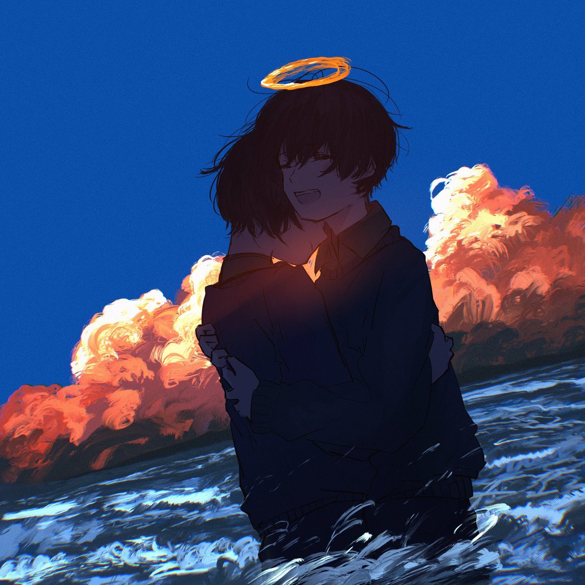 banakotakemaru's tweet photo. 夏を明るく憂鬱に描きたい https://t.co/BVThJEyktK