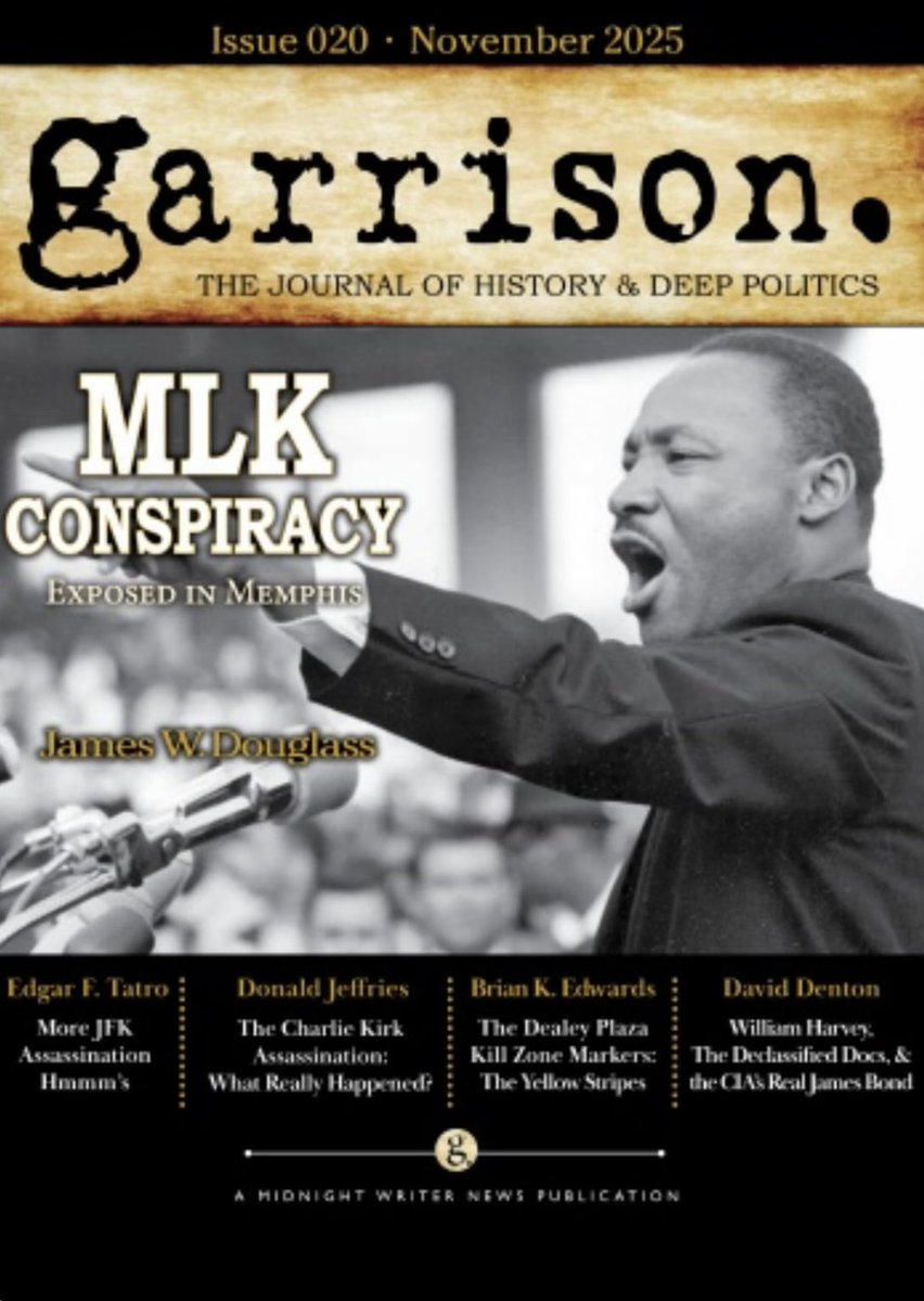 GarrisonJournal's tweet photo. Jim Douglass, author of JFK &amp; the Unspeakable, contributed the lead article for Garrison 020. You can get it here: https://t.co/0RHUdMMDPb https://t.co/JZtKmsgfUT