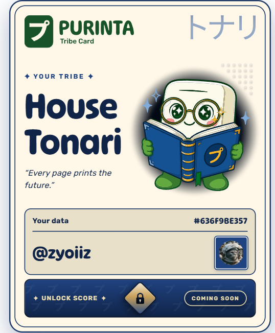 zjustadayz's tweet photo. I just joined House Tonari. "The eternal stack."

Code: 636F9BE357

Join my tribe: https://t.co/akNQ2s20wt

@purintaxyz https://t.co/BETyR4dhQQ