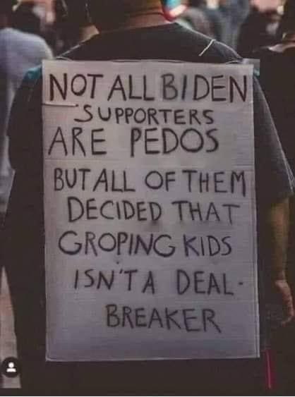 RobinSage17's tweet photo. @Gman512 @AngryCops Yeah, we will never forget the child sniffer Biden. https://t.co/HE9bSwGdLJ