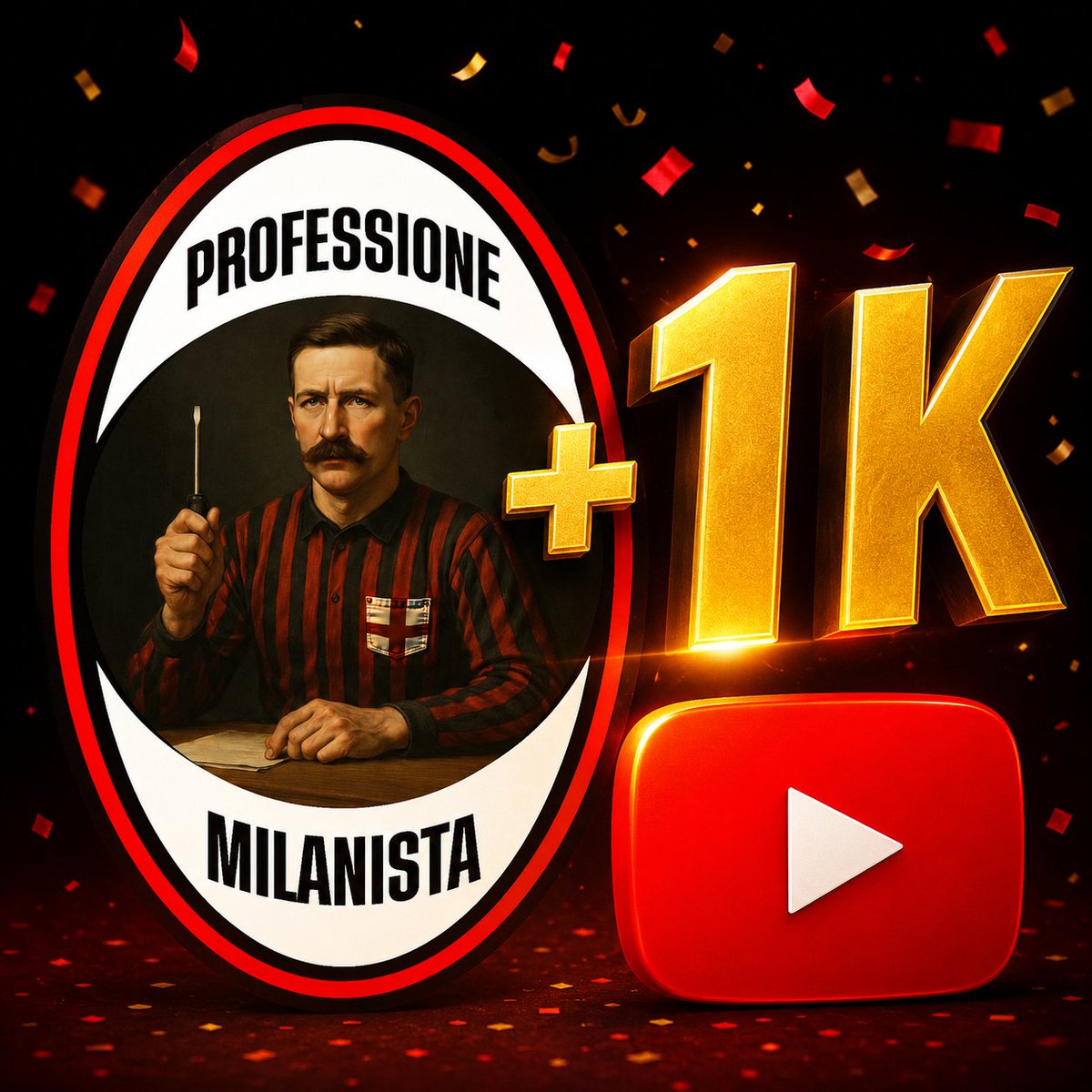 Profession64995's tweet photo. 𝑮𝒓𝒂𝒛𝒊𝒆 𝒂 𝒕𝒖𝒕𝒕𝒊 𝒗𝒐𝒊!❤️🖤 #ProfessioneMilanista https://t.co/U9OMNPlf2S