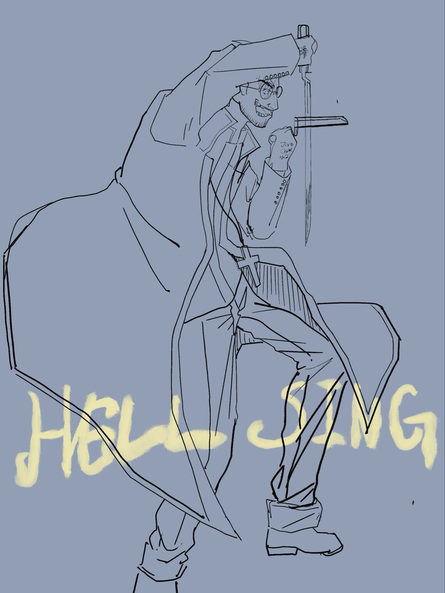 yuno_hera's tweet photo. Hellsing Alexander Anderson KR 17 art https://t.co/n6F1MfsG3P