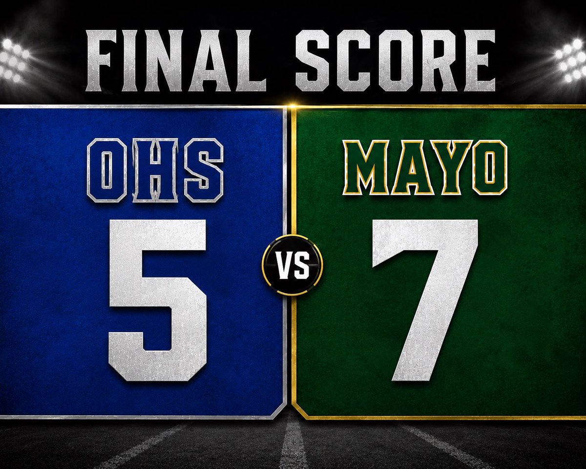 OTownBaseball's tweet photo. Final from today’s game. We will now play JM on Wednesday. https://t.co/nK6JxvcO8x