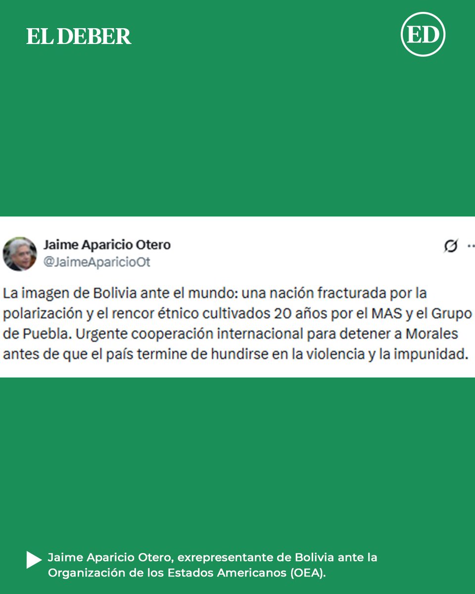 EL DEBER tweet media