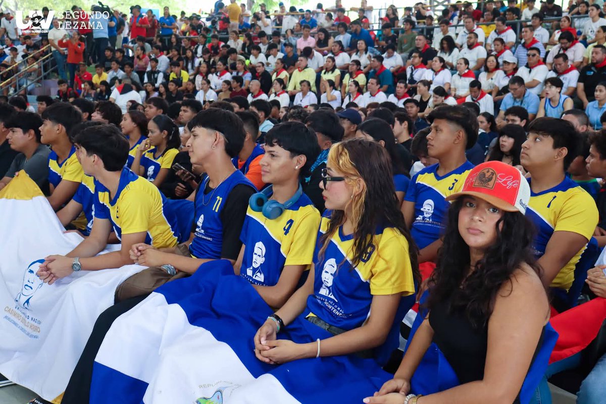 13JulioUNANMGA's tweet photo. La UV “Segundo Lezama” desarrolló la inauguración de la 39.° Jornada Deportiva Marlon Zelaya Cruz en la UNAN-Managua, congregando a más de 3,000 protagonistas de 12 Universidades Pueblo Presidente y 15 universidades privadas del país. 
#SomosUNAN
#ManaguaSandinista https://t.co/dlQgwi9QQ1