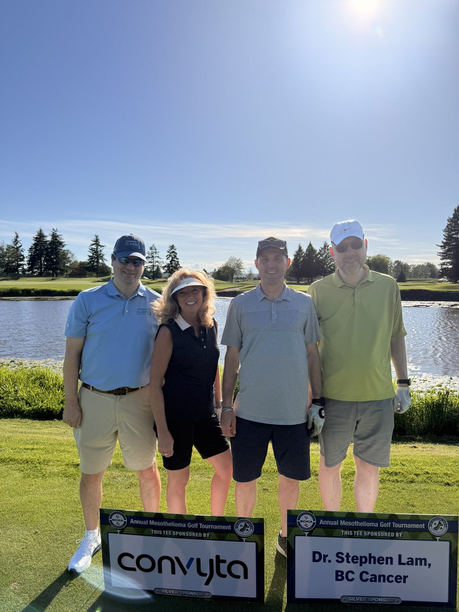 convyta's tweet photo. A great time was had on the links at the BCICA Mesothelioma Golf Tournament last week! ⛳️
We enjoyed connecting with industry friends and partners while supporting a great event. Thanks to the organizers for a fantastic day on the course. https://t.co/HRGQYKD1o0
