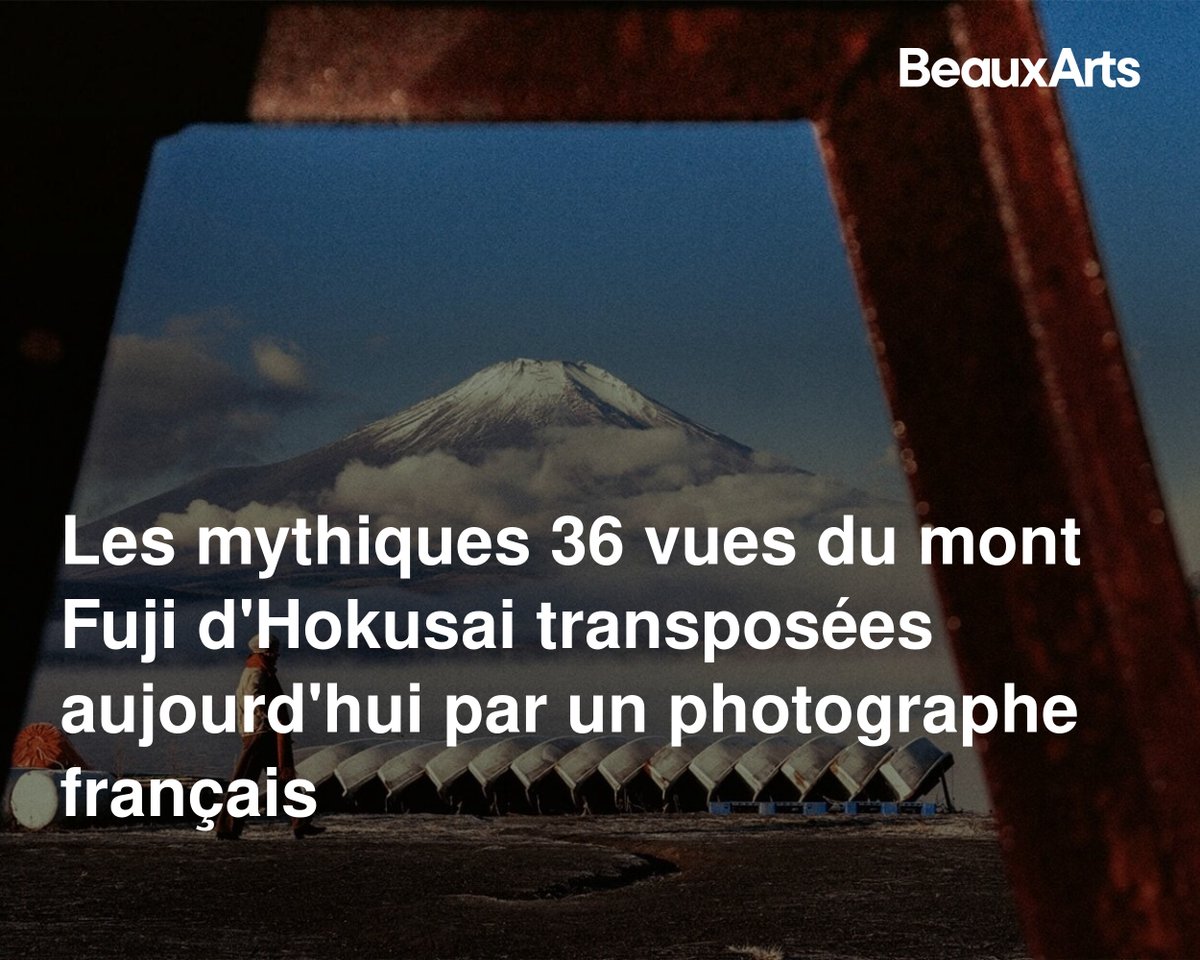 BeauxArts_mag's tweet photo. Julien Rocheblave a retrouvé les points de vue exacts sur le mont Fuji immortalisés par Hokusai pour en tirer une délicieuse série de photographies rassemblée dans un livre.

➡️ https://t.co/l1SEaoXvpH https://t.co/EYA8Ew3XsD