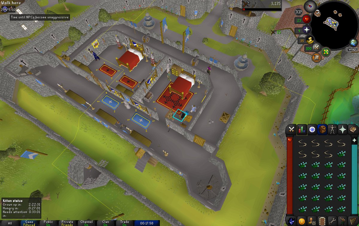 NiteOutRS's tweet photo. Off-stream. Dont worry, you guys arent missing much. Flax into bowstring till 27 craft and then we will do the easy clue :). Stay tuned for updates. https://t.co/mMYrrsXF1C