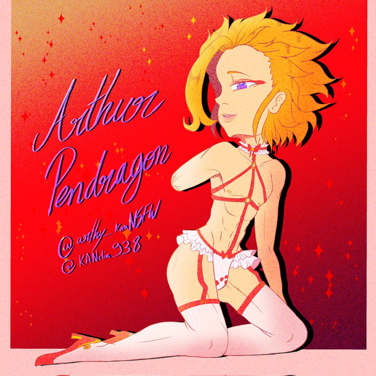 arthy_kanNSFW's tweet photo. For my Arthur simps : Lingerie Arthur Pendragon
#七つの大罪 #黙示録の四騎士 #MokushirokunoYonkishi #fourknightsoftheapocalypse #Arthurpendragon #nanatsunotaizai #4kota #7ds https://t.co/xaIcNHt4qh