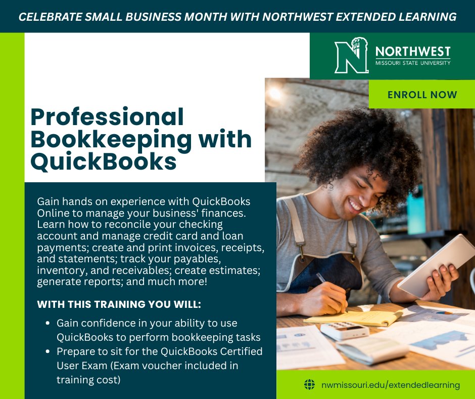 NWExtLearning's tweet photo. Celebrate Small Business Month by gaining new skills from Northwest. https://t.co/ogXrOX43XP https://t.co/gANhXvlDyB