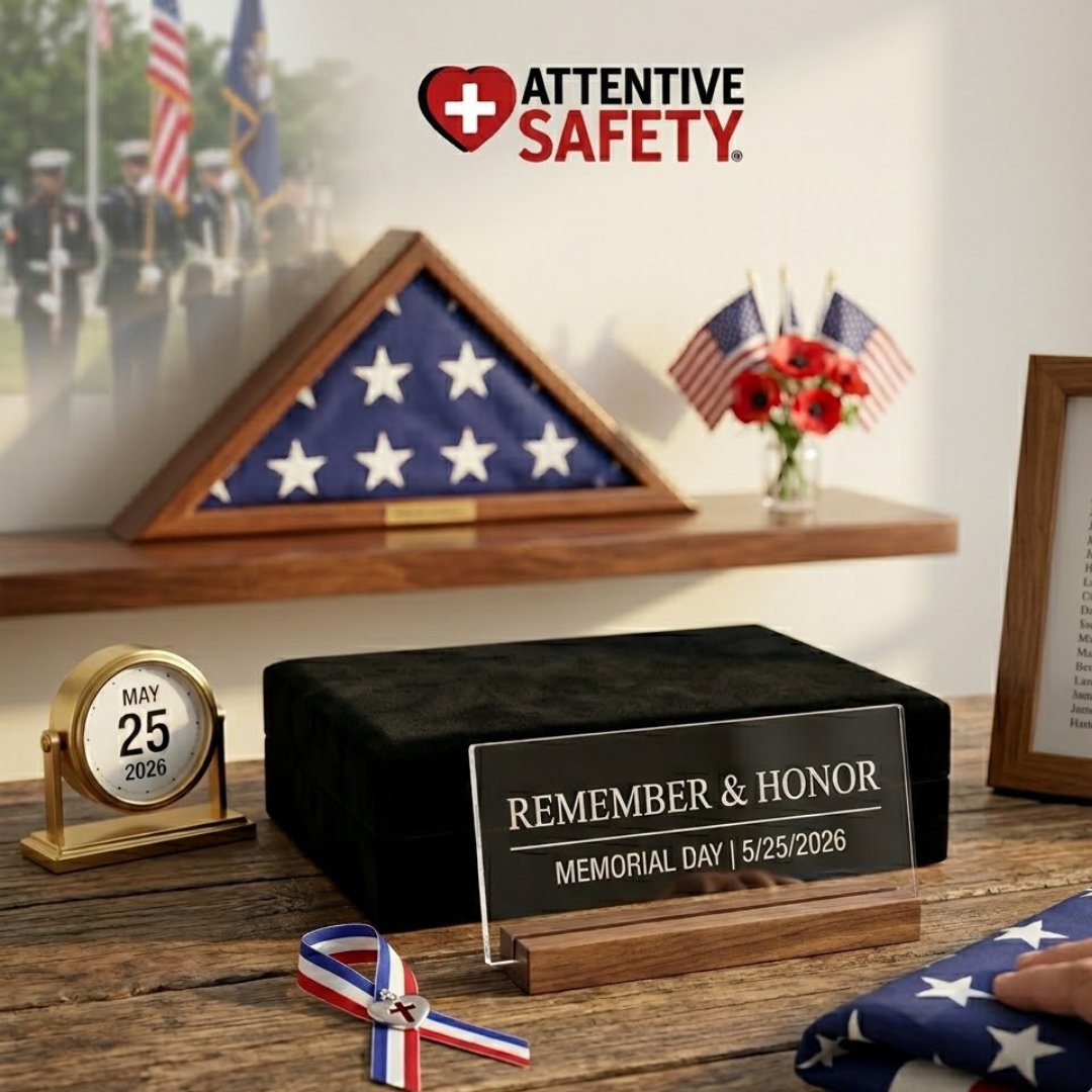 AttentiveSafety's tweet photo. Today we pause to remember the men and women who gave everything in service to our country. Their sacrifice secures our freedom. We will never forget.

#MemorialDay #HonorTheFallen #RememberAndHonor #Gratitude https://t.co/j2sqELStXR