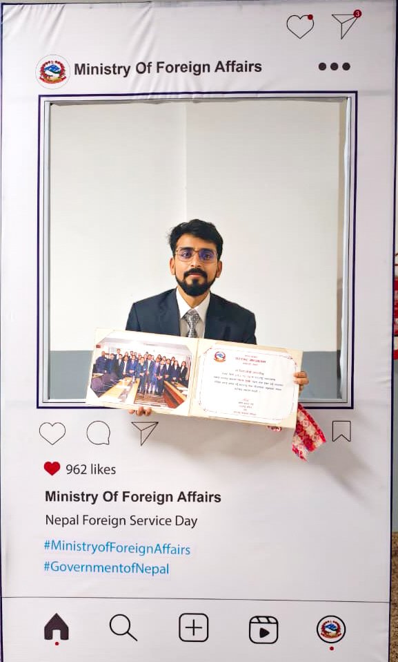 ciaocja's tweet photo. Highlights of Nepal Foreign Service Day, 2083. ✨✨ Proud to belong to the MoFA Family. https://t.co/coHZghcj48