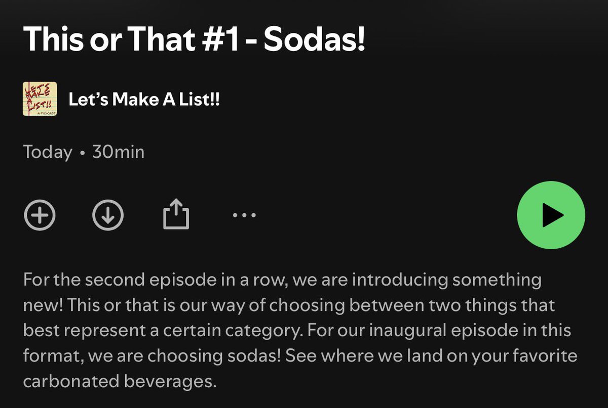 letsmakealistpc's tweet photo. Happy Memorial Day! In honor of grilling and getting together with family, this episode finds us asking “this or that” with the most popular soda brands. Links below. #letsmakealist #letsmakealistpc #soda 

https://t.co/62Ppm1OU4t

https://t.co/eKZ2WdiltO https://t.co/cBV2gqjrZO