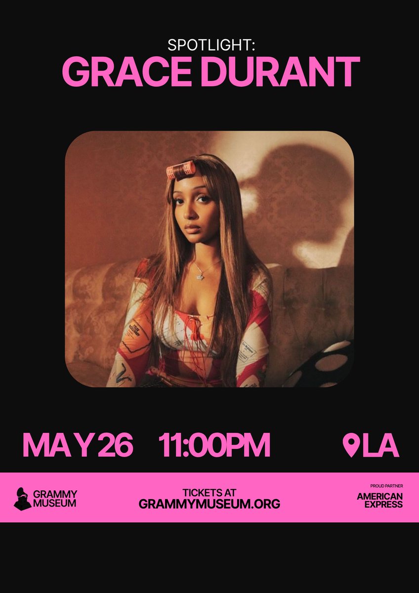 chartsgraces's tweet photo. Grace vai se apresentar no Grammy Museum, em Las Vegas, amanhã, em prol da promoção de seu último álbum “New Religion”. https://t.co/AU9lgROlMo