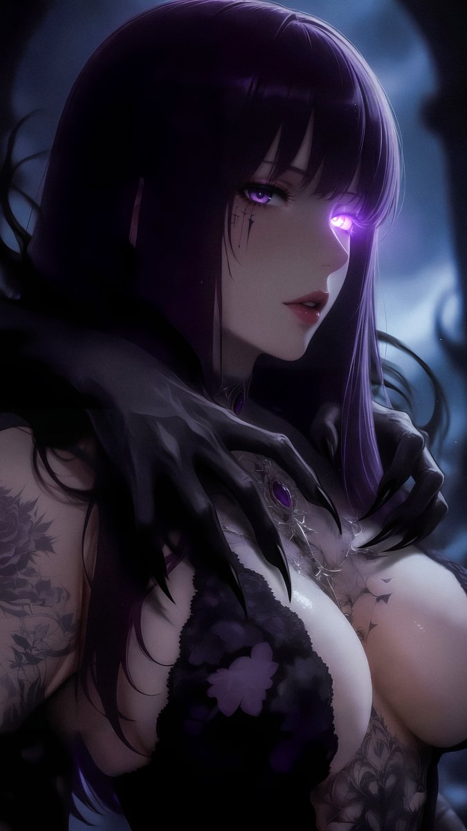 LunaXLith's tweet photo. The best feeling is when the darkness finally embraces you
and you realize that it’s not a cold void......it’s *your* darkness. 
The one that truly knows you, the one that accepts every shadow inside you.
Have you ever felt her embrace like this? 

SFW illustration - No explicit content 🖤
