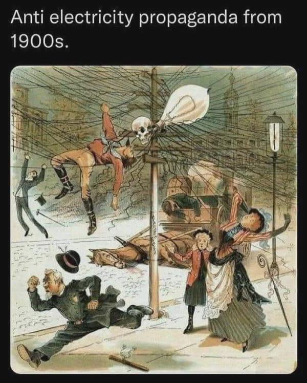 JamianGerard's tweet photo. Technological progress was always hated by people stuck in their old ways, but in the end, modernity always prevails. https://t.co/BydyXLWMxG