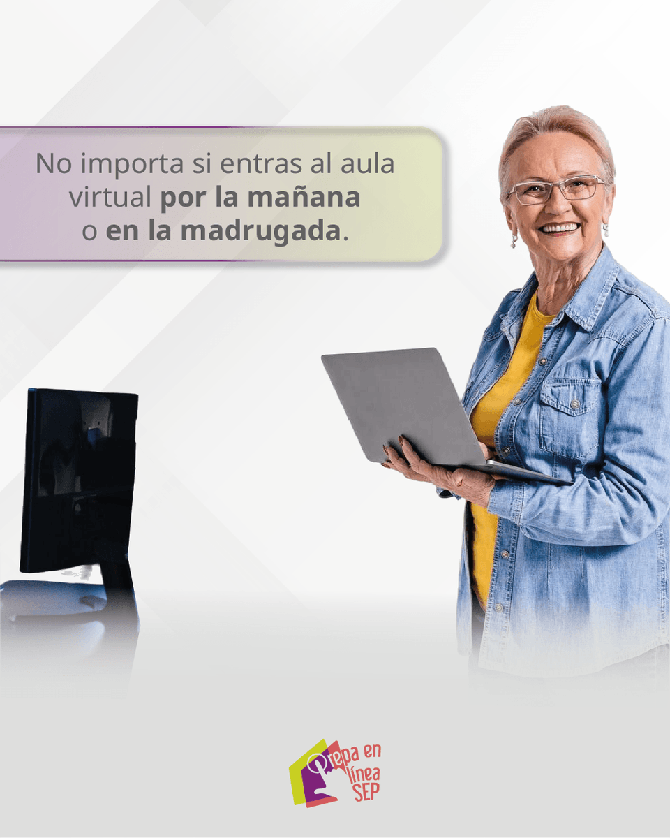 PrepaLineaSEP's tweet photo. ⏰✨ En Prepa en Línea-SEP te adaptas a tu ritmo, y nuestra comunidad lo vive día con día.

Regístrate del 25 de mayo al 3 de junio y da el siguiente paso. 🚀👇
https://t.co/vawWNZXg4m

#Convocatorias2026PLSEP #PLSEPGeneración89 https://t.co/0fSJDZro9g