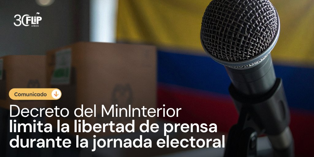 Fundación para la Libertad de Prensa (FLIP) tweet media