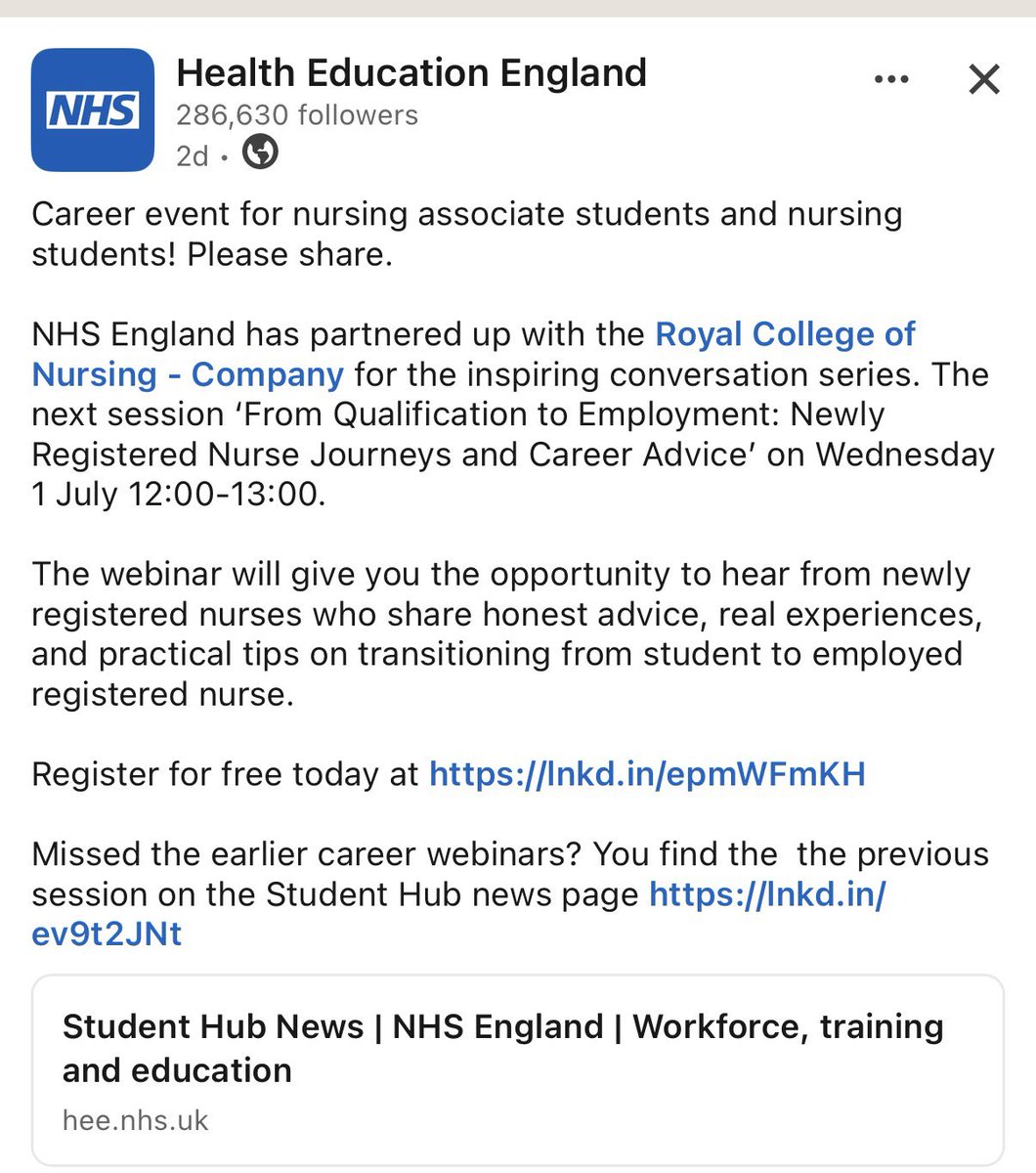 CUH Nursing Apprenticeships 💙 tweet media
