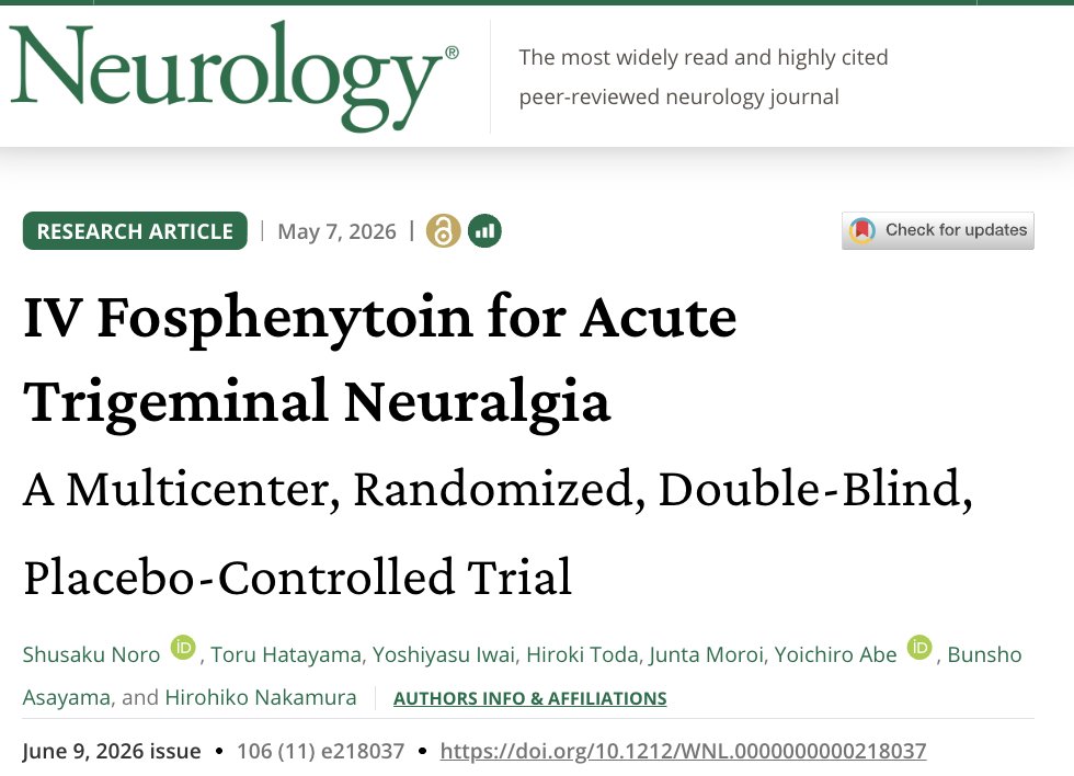 neurochecklists's tweet photo. We have just updated our trigeminal neuralgia treatment checklist with this paper https://t.co/IZ5ulDqxEi https://t.co/UTuvc8LsWb