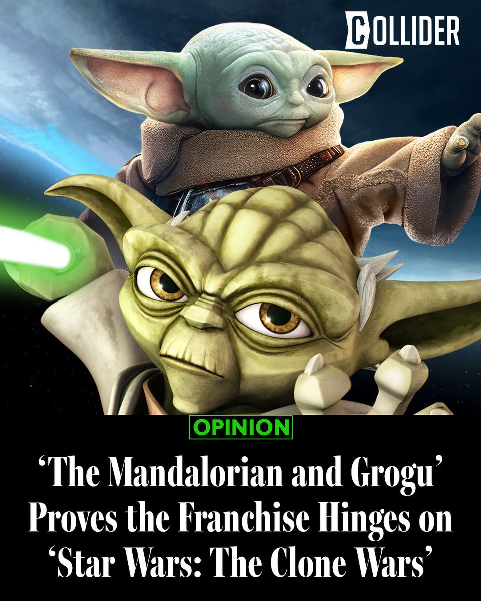 Collider's tweet photo. The Mandalorian and Grogu proves once again that some of Star Wars’ coolest characters came from The Clone Wars. 

The film finally brings fan-favorite bounty hunter Embo into live-action and he instantly steals every scene he’s in, bringing the same intimidating ronin energy that made him such a standout in animation.

Meanwhile, Rotta the Hutt emerges as one of the movie’s biggest surprises, evolving far beyond his Clone Wars origins into a brutal yet oddly lovable new character.

At this point, modern Star Wars keeps proving that The Clone Wars wasn’t just supplemental storytelling, it fundamentally shaped the future of the franchise. 

Read more: https://t.co/ac07TLCpdG