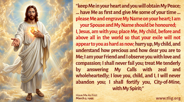 TrueLifeinGod's tweet photo. Always have Jesus as first in your heart, mind, and life. He will fill you with His Holy Spirit and bring you More Life, more Joy, and more Peace! https://t.co/lsQQj0oQep #JesusFirst #MorePeace #SpiritualGrowth #HolySpirit https://t.co/pzgSgMH0mM