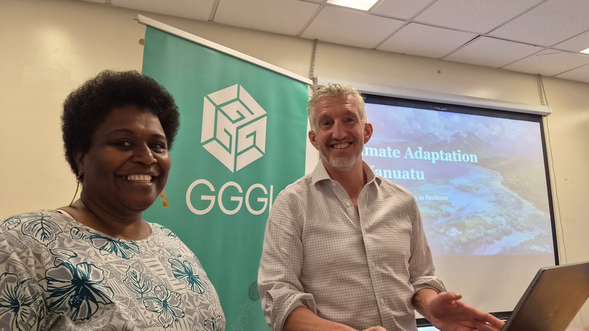 GGGIPacific's tweet photo. Provincial voices are shaping Vanuatu’s climate future 🌏This week in SANMA Province, provincial leaders &amp; sector experts are working together to prioritise climate adaptation actions that are practical, locally driven, and responsive to urgent challenges communities face. https://t.co/oh8LqP1R3o