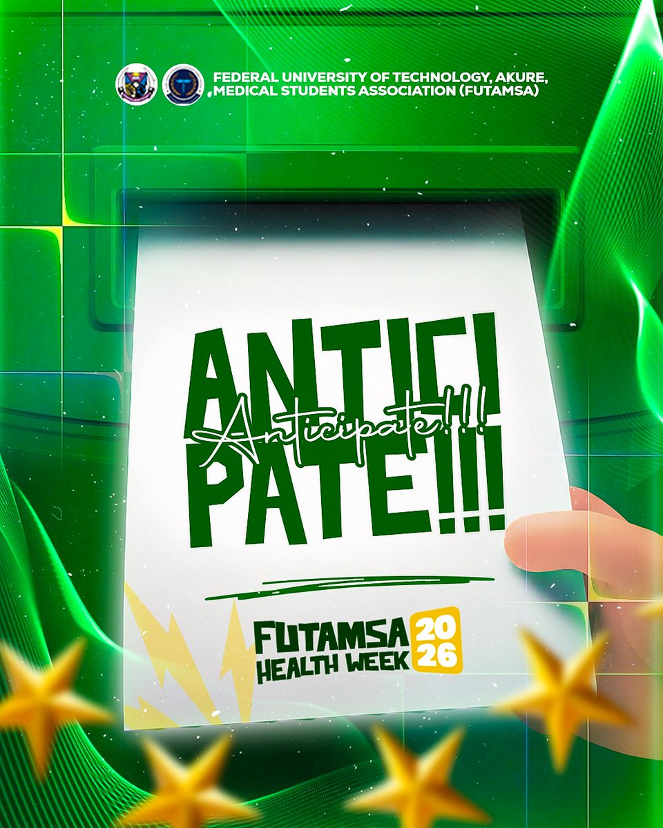 futa_msa's tweet photo. The wait is over… and the most anticipated week in FUTAMSA is finally here! 🔥🎉

And this year? We’re not just bringing the heat… we’re setting a whole new standard. 🚀✨

Get ready for a week packed with energy, competition 🏆, fun 🎊, intellect 🧠 and unforgettable moments. https://t.co/F5hXv6WSsa