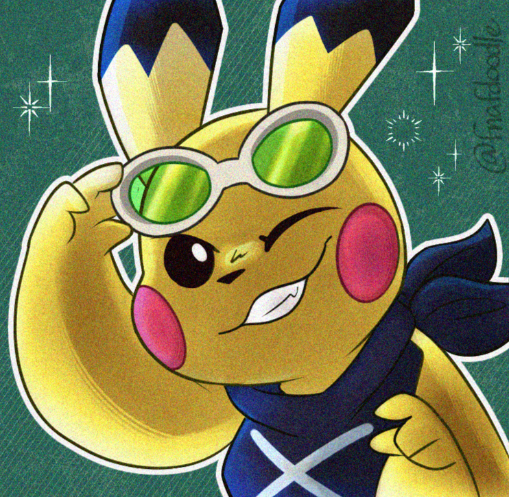 fnafdoodle's tweet photo. Headshot commission for kiks12 💛 https://t.co/jncSEJzSgh