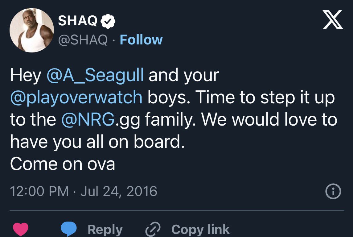 CoryDigz's tweet photo. Overwatch had motion back then!

10 years ago at NRG before SF Shock, Sapnap, Clix, THOOM, Hecz, Sodapoppin, Ice Poseidon or Musselk… Seagull was the face of the org 🤣 https://t.co/aG32bSZE1O