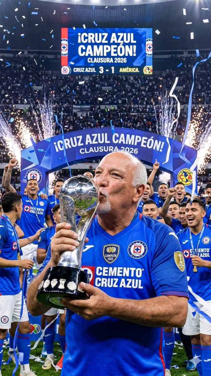 fer_fer60's tweet photo. En su casa y con su gente. 
Cruz Azul Campeón X 💙 https://t.co/oLZn3ofeaV