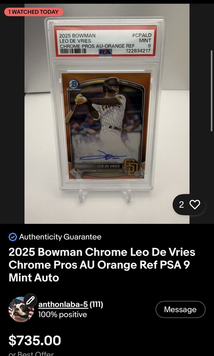 LordTLab's tweet photo. @JCSCollects Send best offers.  Viewership on Leo is booming. https://t.co/CCHjwJmElo