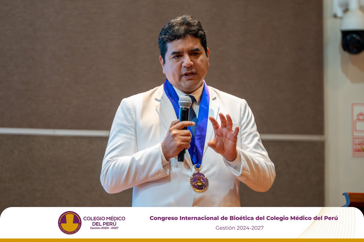 CMP_PERU's tweet photo. El CMP, a través de la Secretaría de Formación Ética y Deontológica, realizó #CONÉTICA2026, evento académico que reunió a destacados especialistas nacionales e internacionales para reflexionar sobre los principales desafíos éticos que enfrenta la medicina. 👩‍⚕️👨‍⚕️📚 https://t.co/h4NoKtL6K5