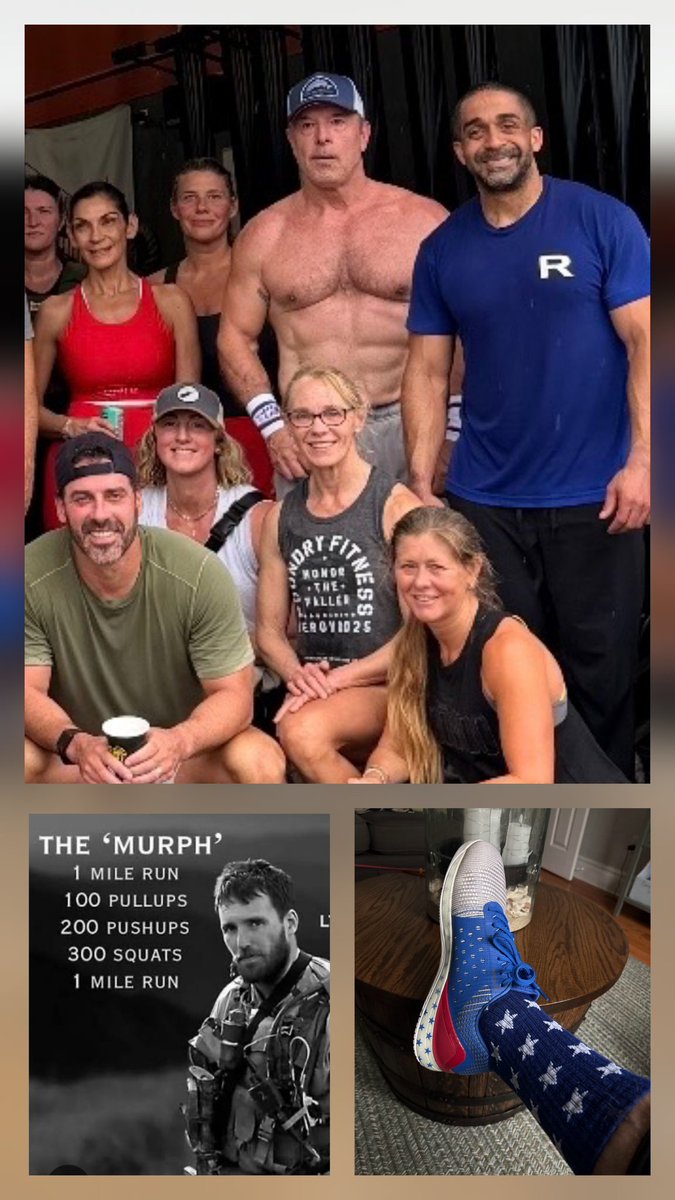 guyjensen6's tweet photo. Proud of my older brother, Scott
(Shirtless, of course) 
Getting after it daily at 64 yrs young
Never too old to keep striving and competing
Completed  "The Murph" today
Foundry Fitness, Little Silver, NJ 💪 https://t.co/z8xU47F6KE