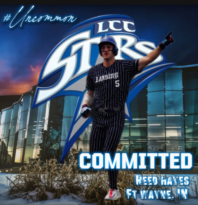 rehayes5_'s tweet photo. Grateful to announce that I’ve committed to @Lansing_Stars to continue my academic and athletic career. Thank you to the Coaches for this opportunity and I’m excited to get to work at my new home.

#uncommon 
@CoachModaff @cavbaseballftw @260Dugout https://t.co/ocJKtrjtxA