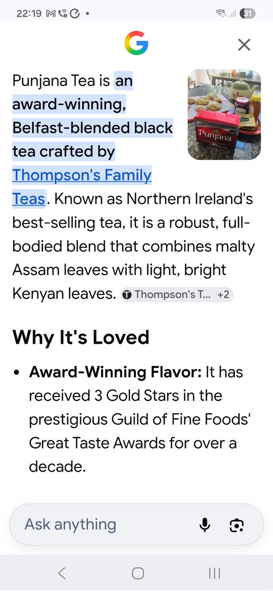 CoffeeBreakCalm's tweet photo. @kbrewFL I really hope you tried Punjana Tea when you were in the UK. I'm not even a massive tea drinker, but even I can tell it's the best tea I've ever tasted! 
https://t.co/4E82foiV8n https://t.co/YgualITPfG