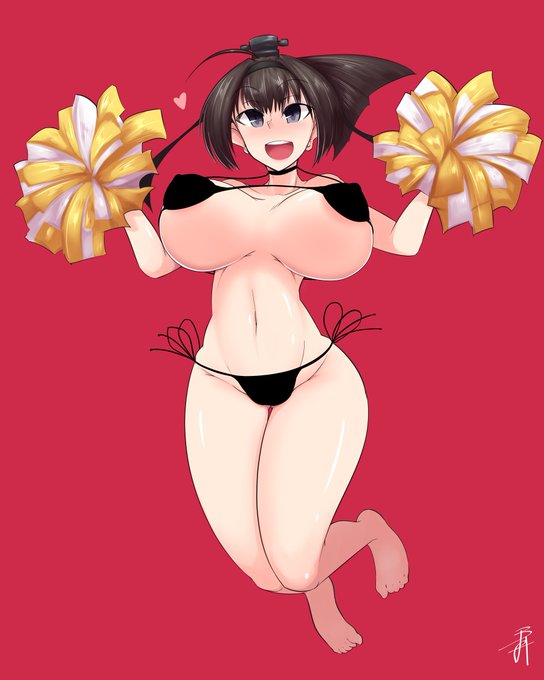 朝から🥵なのでマイクロビキニチアガール秋月 