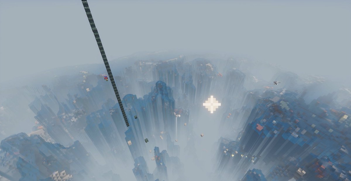 zyiiia__'s tweet photo. throwback to when me and my friends nuked our entire server with orbital cannons (im the wifies)

for context it was the end of the server and we had a scavenger hunt, then we all got a ping from the server owner, next thing you know SPOKE HAD OP/CREATIVE, and then we got nuked. https://t.co/aYBHxxqFvk