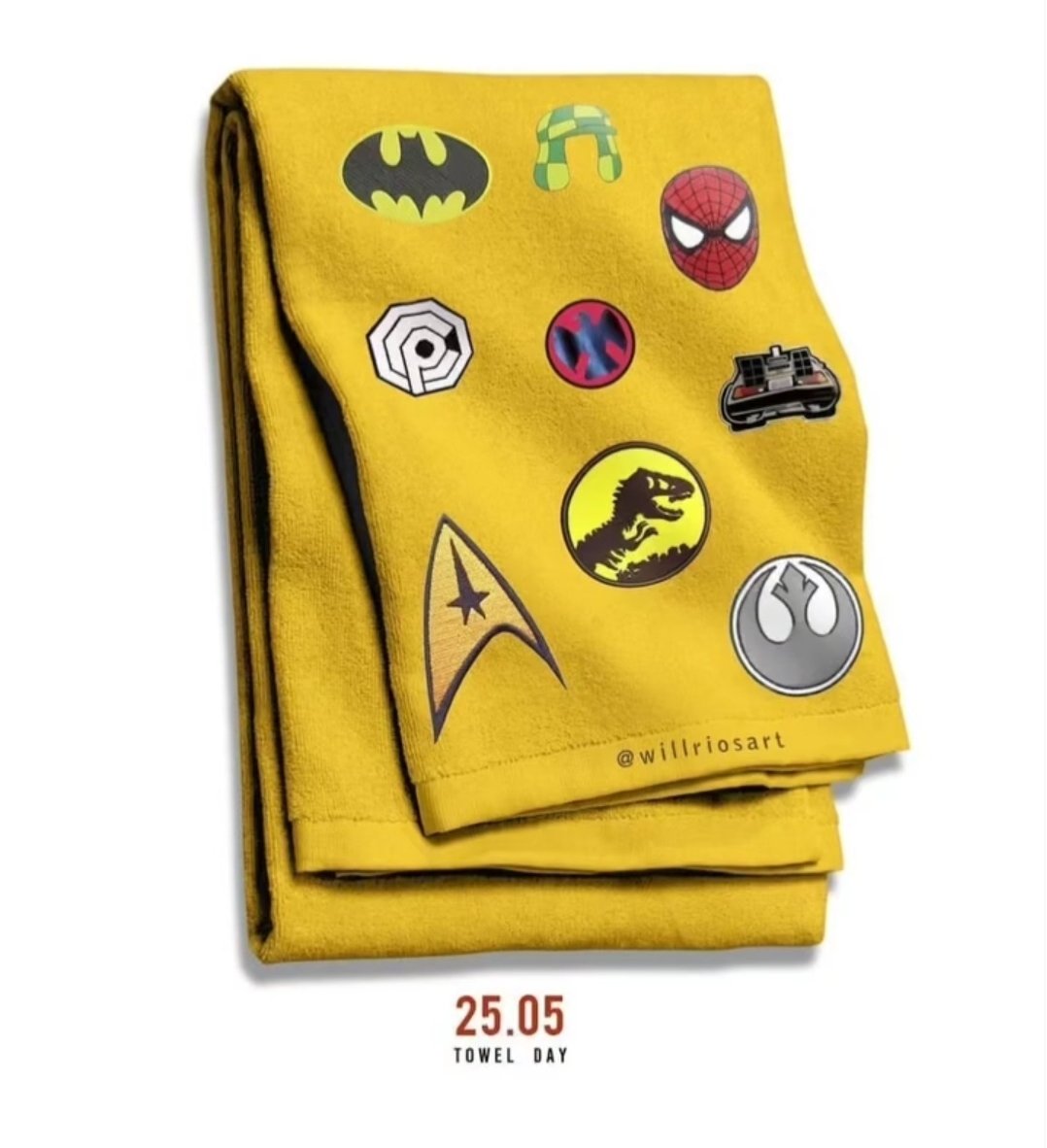 willrios's tweet photo. Dia 25 de maio: 🧺#DiaDaToalha ou #TowelDay! Mas... o que é isso?? "Primeiramente, quando do falecimento de Douglas Adams, fãs do autor queriam encontrar uma forma de homenagear uma pessoa que tinha feito o mundo rir e chorar de rir + https://t.co/Nlf9CAtEOn